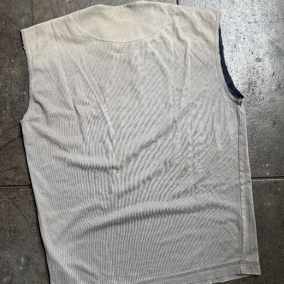 Diesel faded and Contrast Color w/ Diesel Patch sleeveless t shirt - Picture 2 of 9